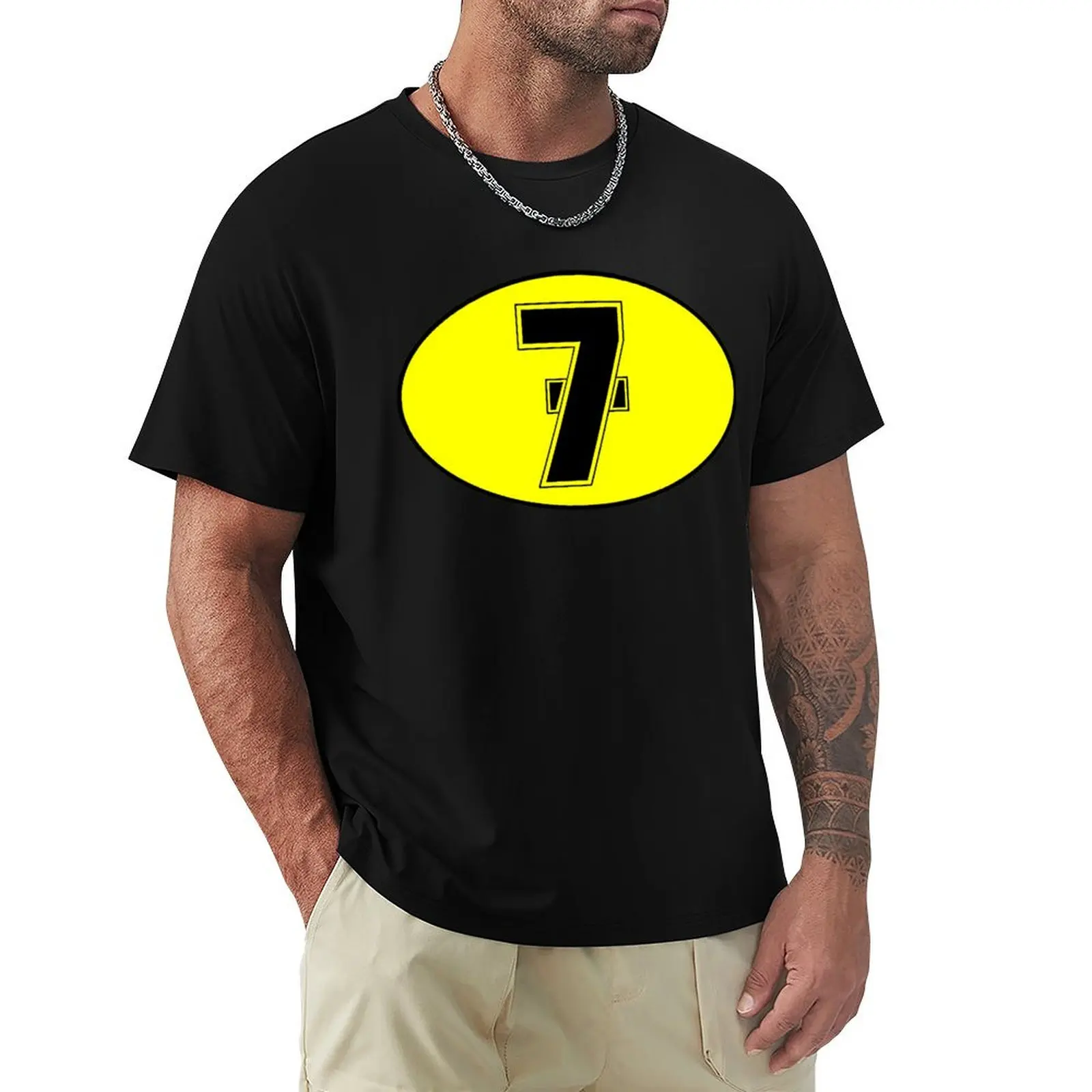 Barry Sheene Racing Number 7 Seven Shirt, Mask T-Shirt Novelty Print Casual Tee Shirt