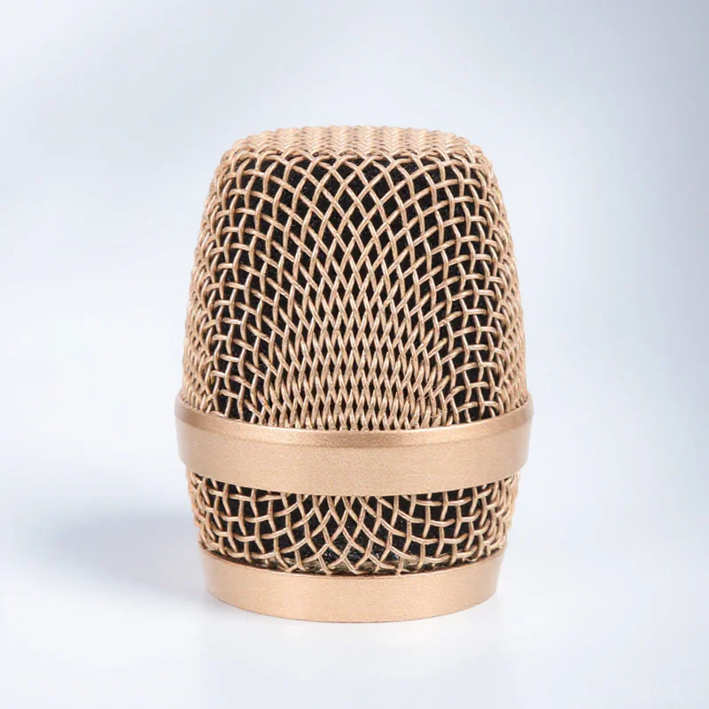 

Metal Mic Grille Ball Head Replacement Durable Electroplated Accessory Safe Reliable Material Easy Install Remove