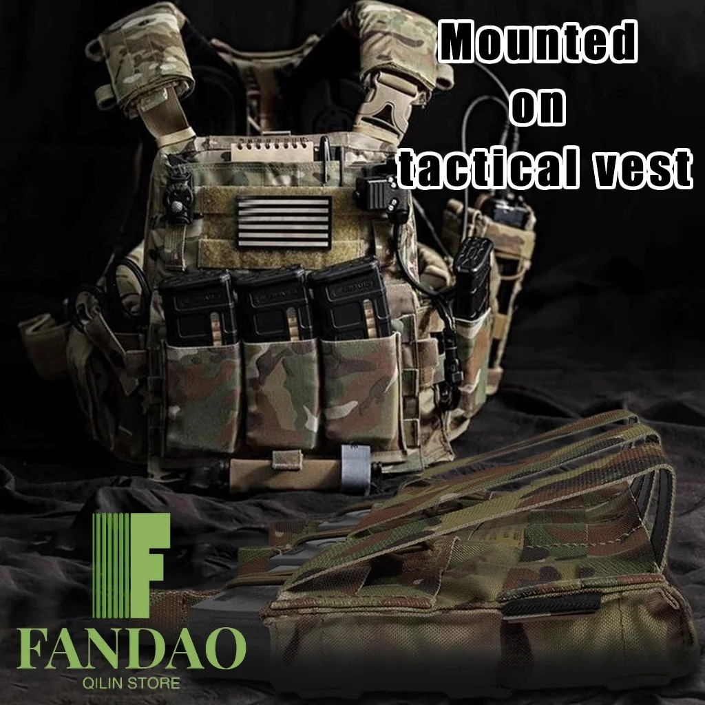 Ajustável Tactical Molle Mag Bolsas, Tiro e Caça Bolsa de Cintura, AK, AR, M4, AR15, única revista Bolsas, 5,56 milímetros