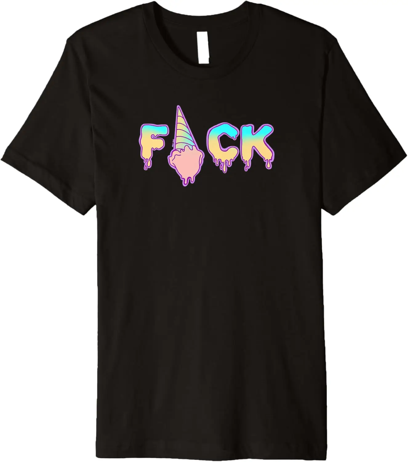 Pastel Goth Kawaii Ice Cream Cone Premium T-Shirt