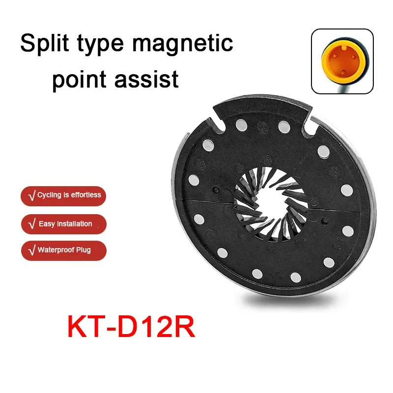 Electric Bicycle Modification Electric Use With Split D12R Magnetic Point Pas Assist Sensor Right Waterproof Plug