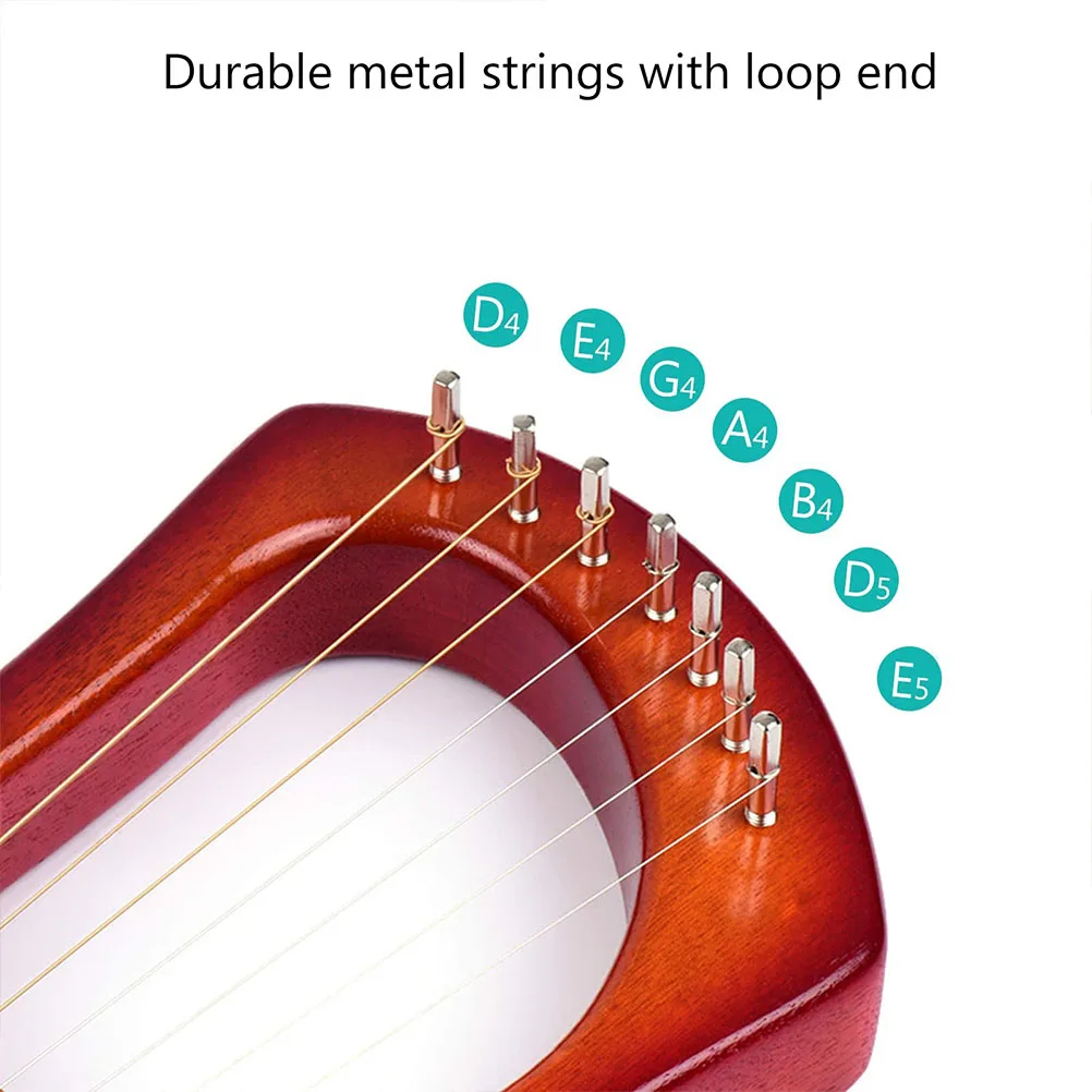 

16Pcs Durable Steel Lyre Strings Replacement Practical Parts For Instruments