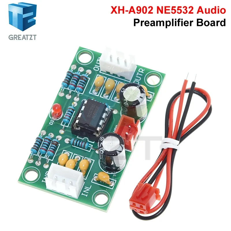 1/3PCS XH-A902 Audio Operational Preamplifier Board Module NE5532 Amplifier Front Panel Digital Tone Board Wide Voltage