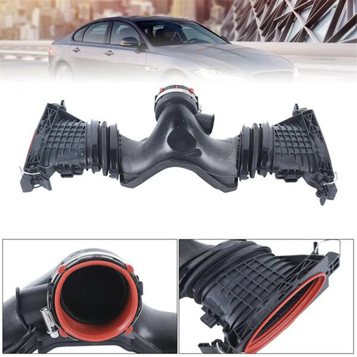 Car Engine Air Intake Duct with Air Mass Sensors for Mercedes Benz GL350 GL320 C320 ML280 A6420901742 6420901642