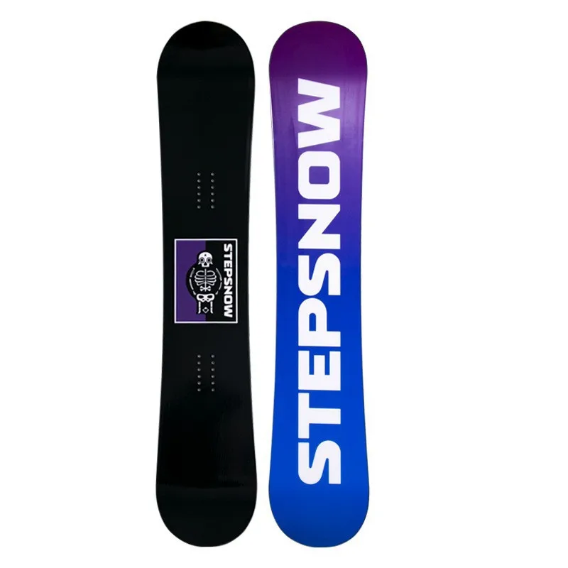 

2023 Men's Adult All-Region Flat Flower Snowboard with New Cartoon Skull Design Factory Fresh for Winter Season