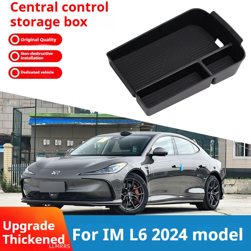 For 2024 Zhiji L6 central control storage box armrest box storage storage box car supplies modification accessories