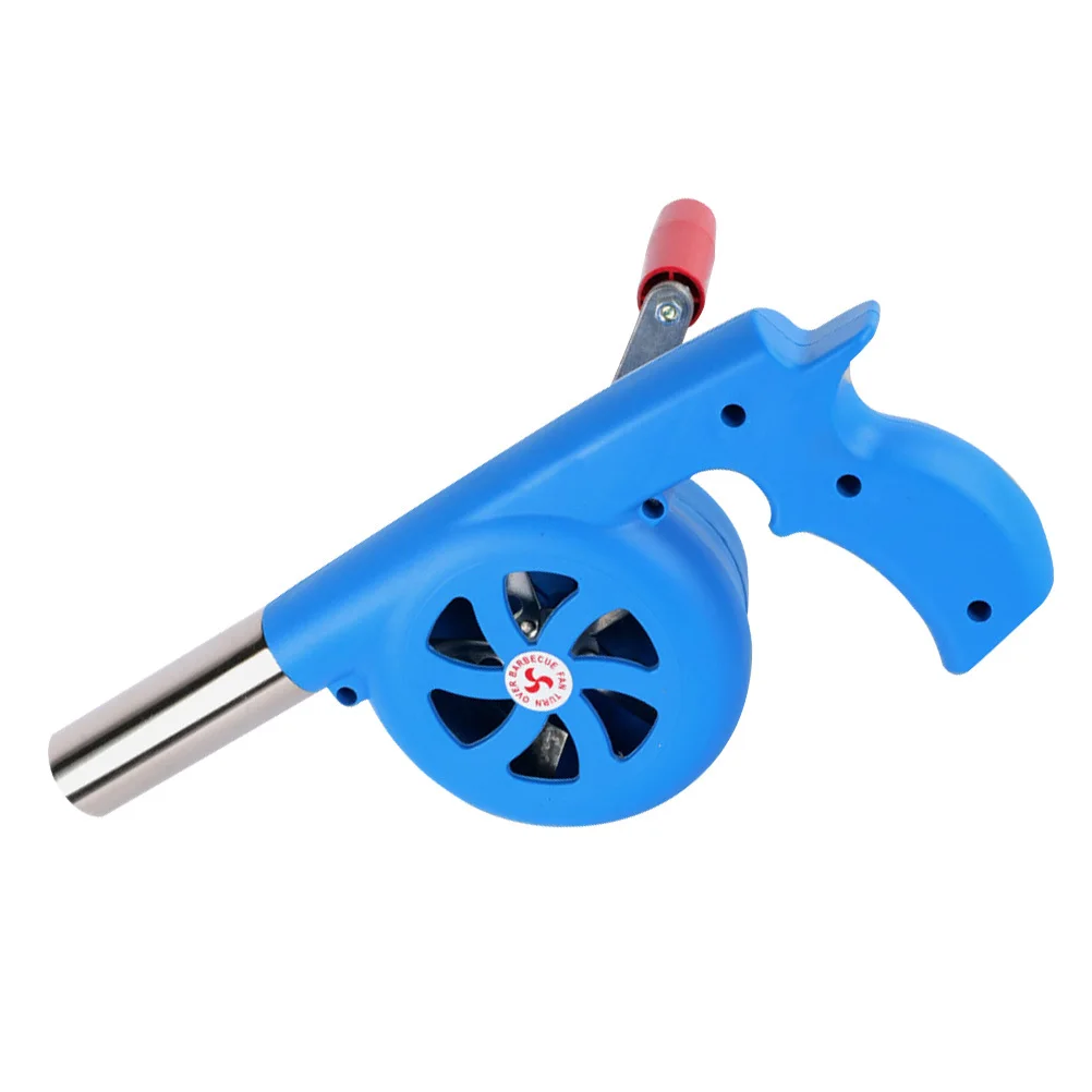

Hand Crank Bbq Fan Portable Mini Air Blower Lightweight Camping Fire Blower Outdoor Grill Picnic Fire Pit Bellows Bbq