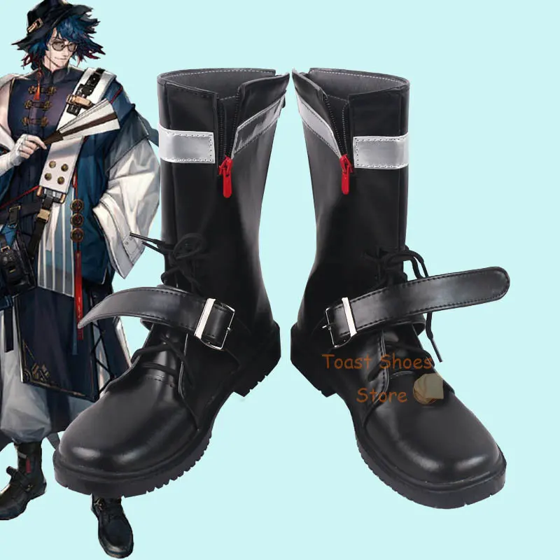 

Game Arknights Mr.Nothing Cosplay Boots Comic Anime Game for Con Halloween Cosplay Costume Prop Shoes Handsome Style