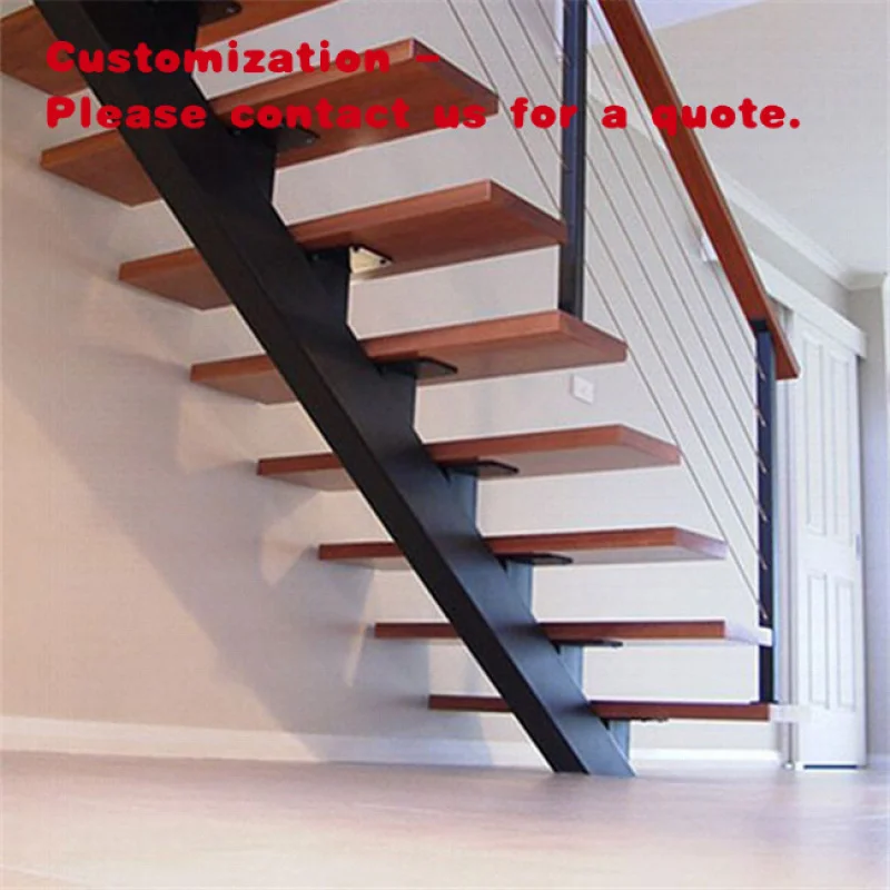 

custom.Prima Trending Modern Design Floating Stairs with Wooden Tread Boards Villas