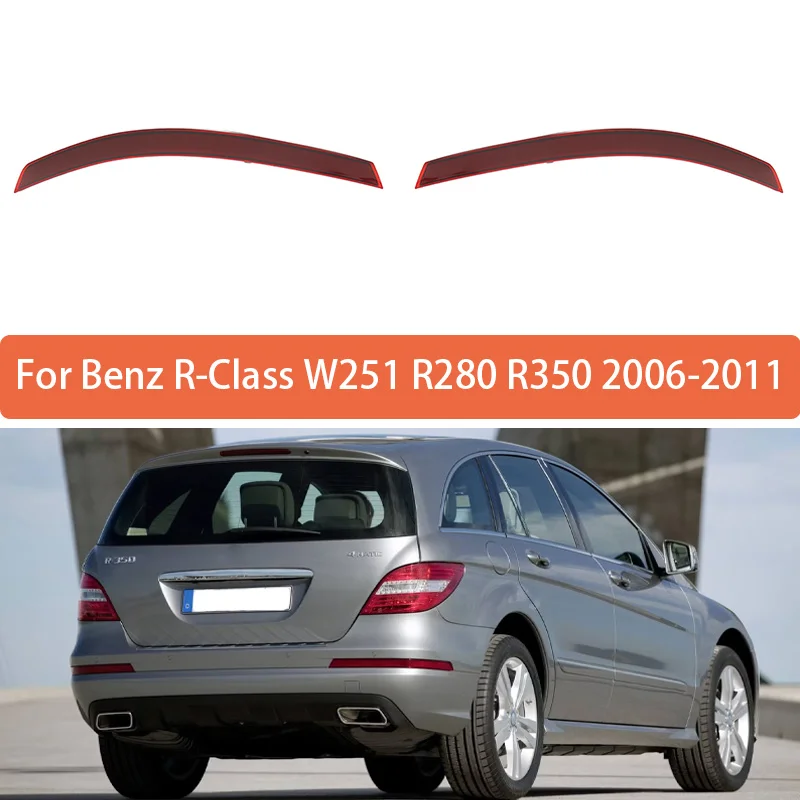 Reflective Strips For Benz R-Class W251 R280 R350 2006 2007 2008 2009 2010 2011 Car Rear Bumper Reflector Red Lens Warning Strip