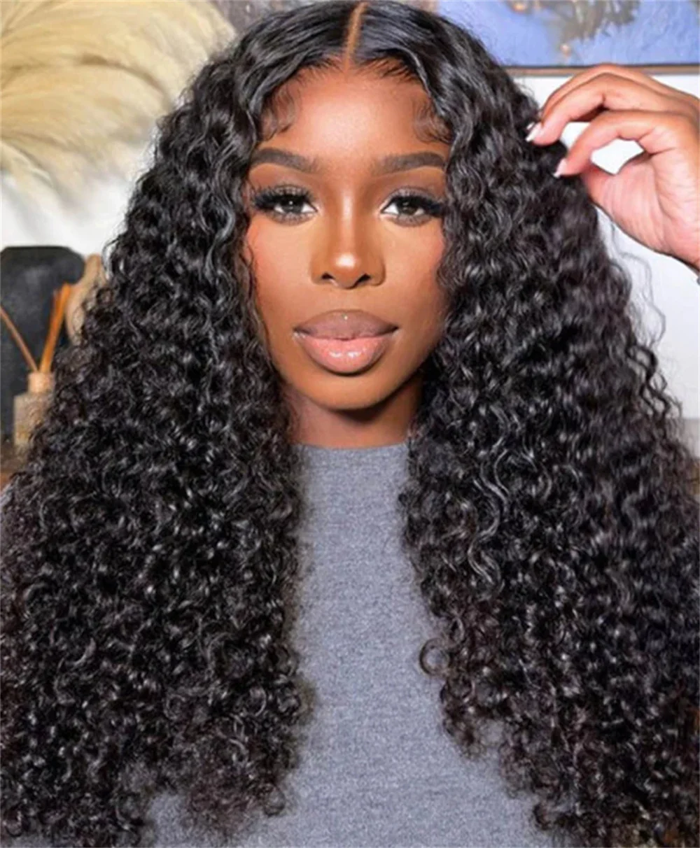 

250% Density Burmese Curly 13x6 13x4 5x5 Lace Frontal Human Hair Wigs Pixie Curly Natural Color Curly Remy Human Hair Lace Wigs