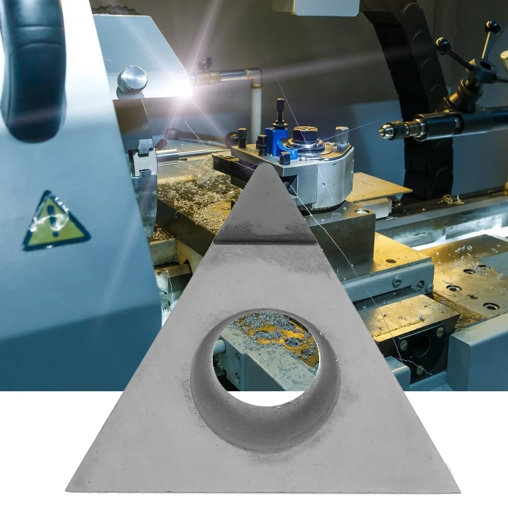 

1PC TCGW16T302 TCGW16T304 PCD Tipped Turning Insert Carbide Insert for CNC Lathe Non Ferrous Aluminum Alloy Graphite