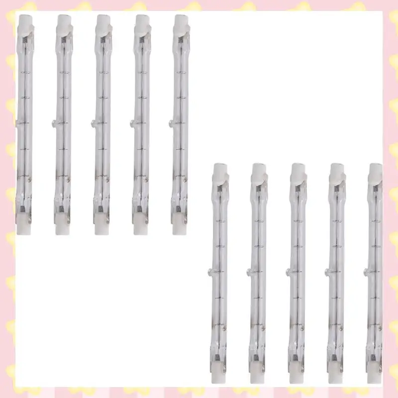 

AB51 R7S Галогенная лампа 118 мм 200 Вт 230 В в упаковке из 10 галогенных стержней R7S Галогенная лампа R7S с регулируемой яркостью Галогенные стержневые лампы