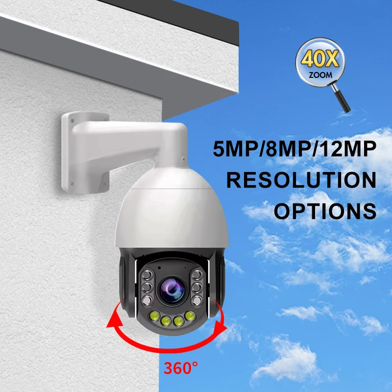 Honeyguard Spherical Outdoor Smart CMOS HD Camera Dual Camer Cloud Night Vision 360 Rotation IP66 Waterproof Two-Way Audio