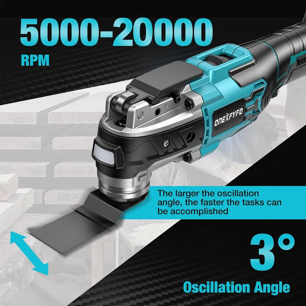 Electric Brushless Oscillating 6 Speed Trimmer Saw Renovation Power Machine Multi-function For Makita 18V Battery