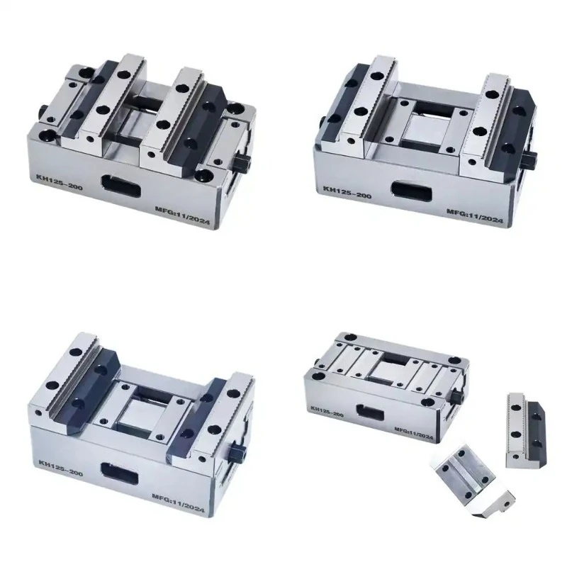 

Universal CNC Clamping Self-Centering Vise, KH125-200 Precision Fixture for Machining Center
