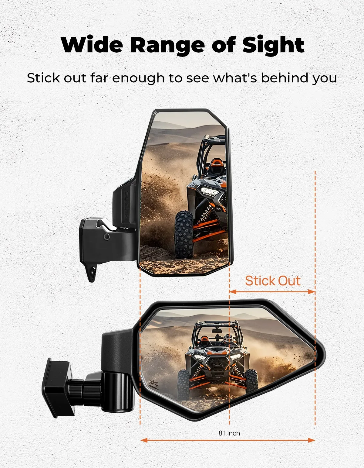 X3 Seitenspiegelfeder Rückseite Seitenspiegel für Can Am Maverick X3 & Max RS DS Turbo RR 4x4 XMR XDS XRC Turbo 2017-2025