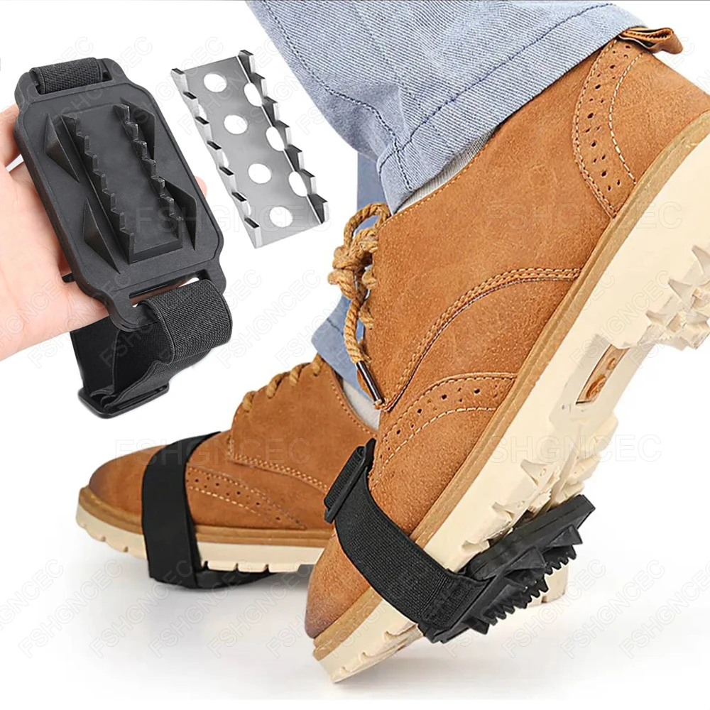 

14-Tooth Crampons for Shoes to Prevent Slipping on Ice and Snow Gripper for Shoes Winter Outdoor Hiking Mountaineering Ice Spike