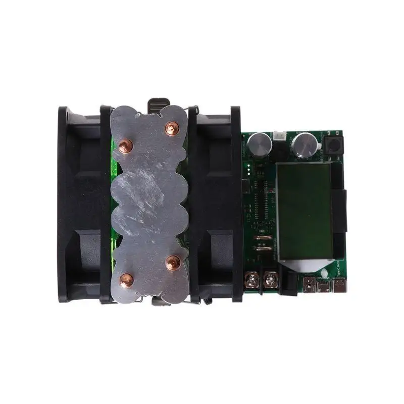 

652F Монитор емкости литиевой батареи Разрядка USB-тестер нагрузки с охлаждающим вентилятором