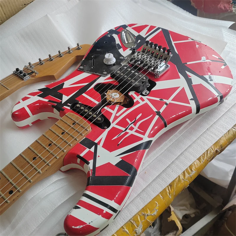 

6-string Bidirectional Vibro-tape Retro Electric Guitar, Professional Playing, Beginners, In Stock, Free Shipping