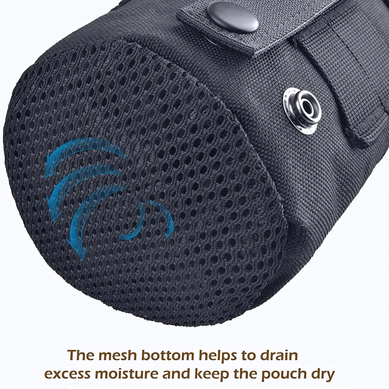 التكتيكية مول حقيبة زجاجات المياه في الهواء الطلق التخييم المشي لمسافات طويلة الرباط حامل متعددة الوظائف زجاجة كيس التخزين جيب 1 قطعة #4