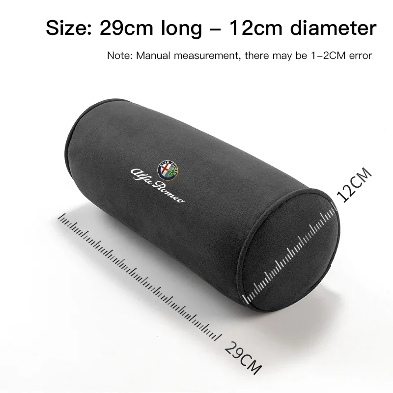 Hub Caps Car Neck Headrest Pillow Accessories Cushion Auto Seat Head Support For Alfa Romeo 156 159 147 4C 8C 166 Giulia Giuliet