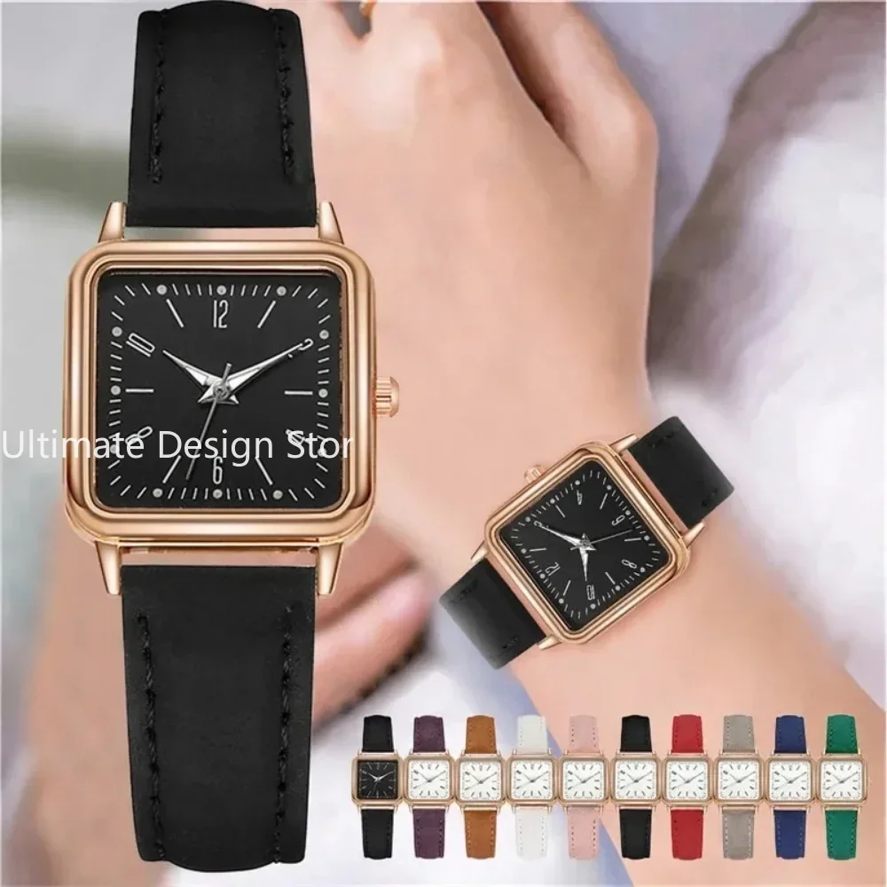 Women Watches Luminous Leather Strap Digital Wristwatches Ladies Quartz Watch Casual Clock Gift Dress Reloj Mujer 여자시계명품