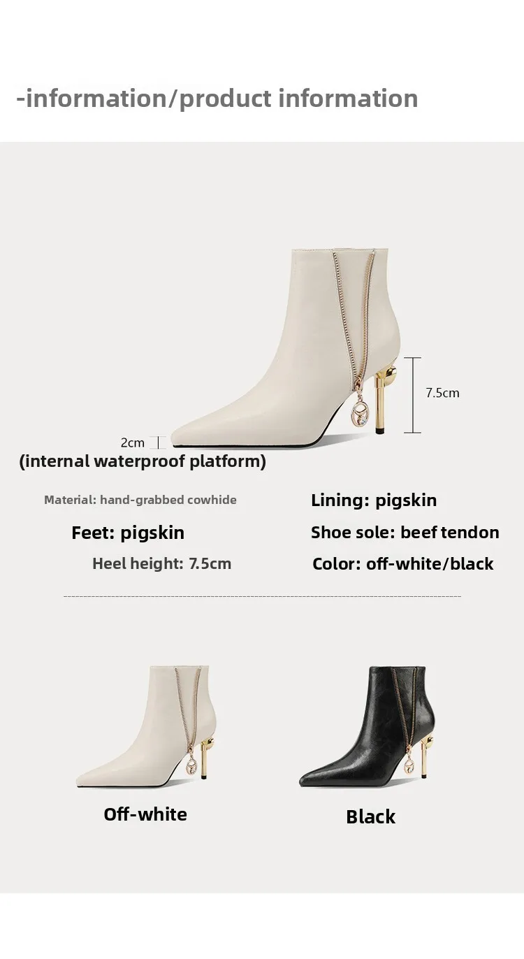 Frauen Winter Stiefel Mode Ankle Boot Spitz Dünne Heels Stiefel Herbst Stiletto Stiefel High Heels Damen Pumps Schuhe 2025