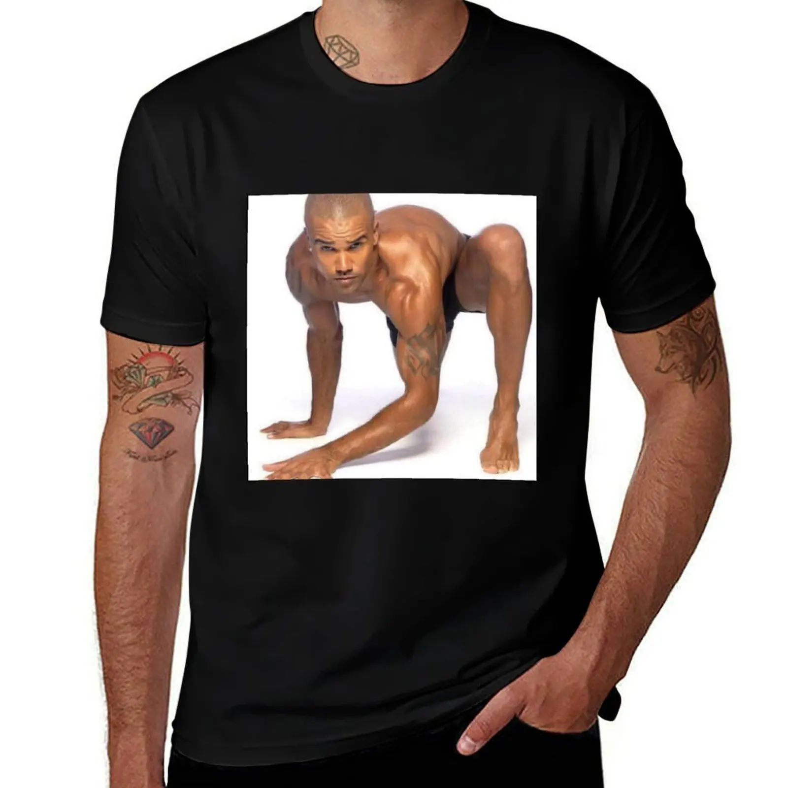 

Shemar Moore T-Shirt Plus Size Street Style Tee