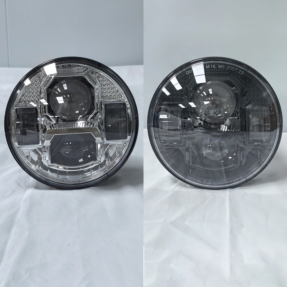 For Triumph Street Speed Triple 675 955 900 1050 Thunderbird 1700 Rocket 2300 5.75" LED Headlamp W/ DRL Motorcycle Light E9/E24