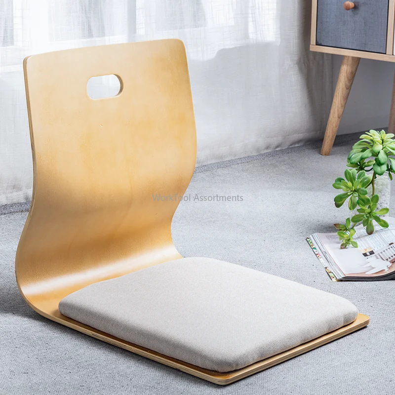 Japanese Tatami-style Lazy sofa Beds Reclining Chairs without Legs Backs Tatami Chairs Seats with Cushions Bay Window Seats