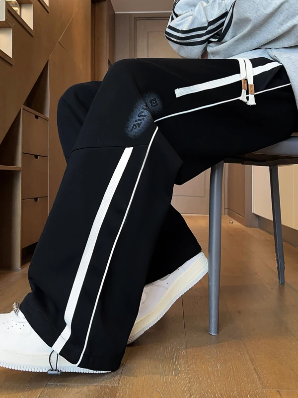 

Youthful Boys Straight Leg Sweatpants Autumn Winter Large Children's Sports Trousers Cotton Polyester Blend Fashionable ...