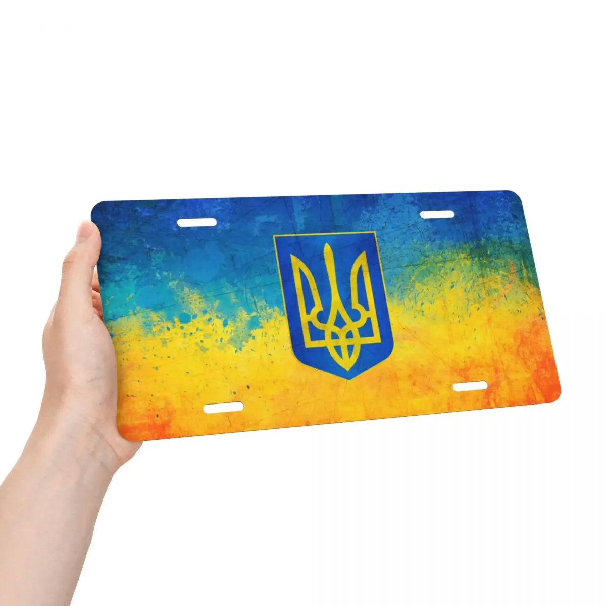 Ukrainian 6inX12in Car License Plate Decoration