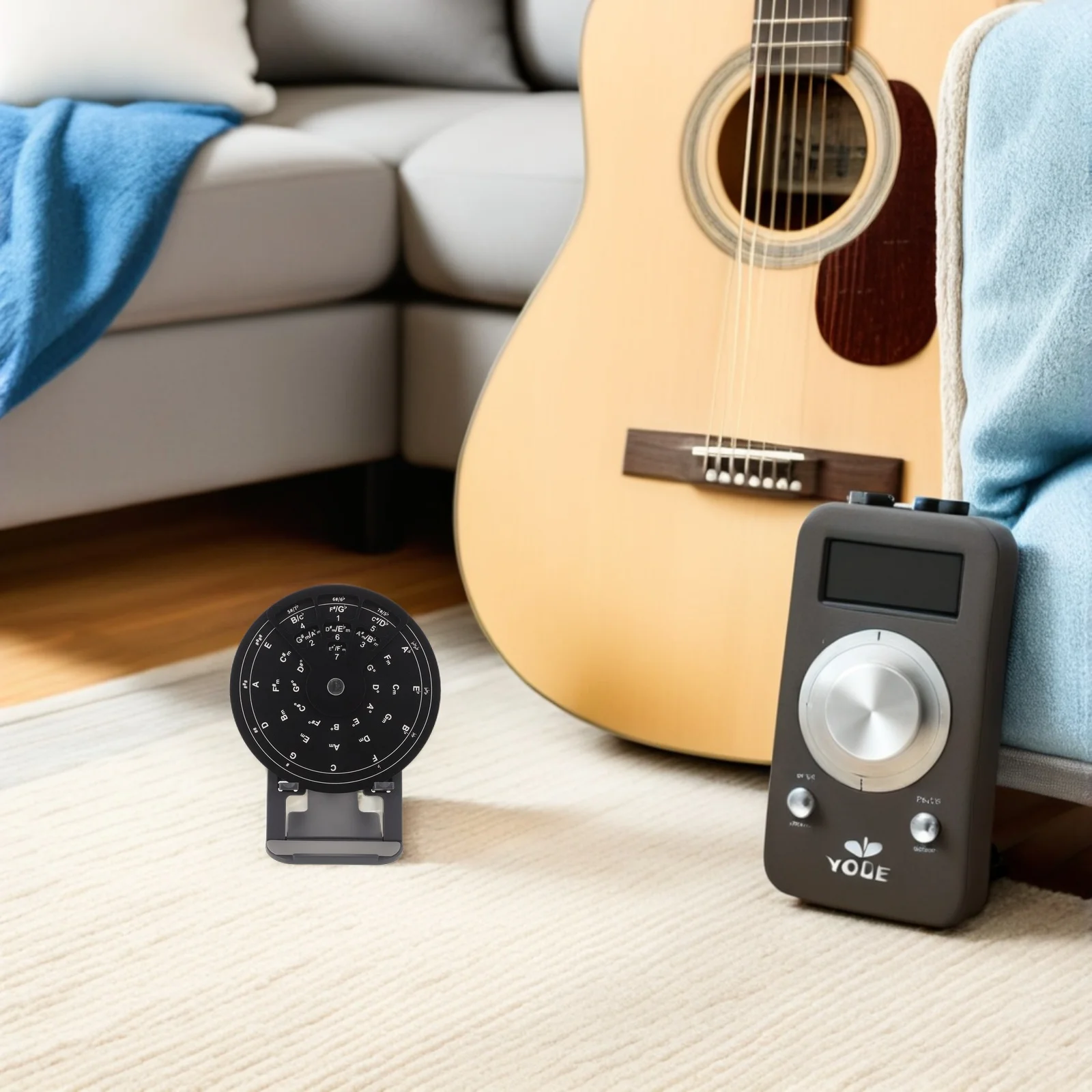 

Circle Of Fifths Wheel Metal Guitar Chord Tool Portable Music Theory Disc For Scale Navigation Chord Progressions Trainer