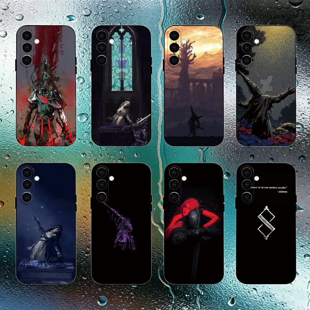 Чехол для телефона B-Blasphemous Game для Samsung Galaxy A73, A72, A71, A70, A53, A52, A51, мягкий силиконовый черный чехол