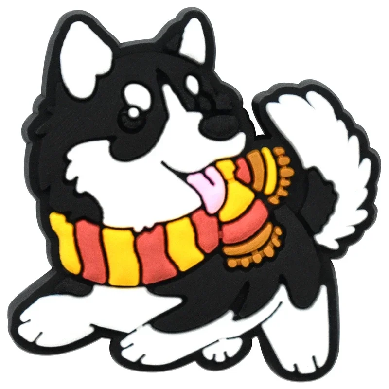 إكسسوارات أحذية جديدة على شكل كلب لكركس صنادل نسائية دبابيس نعال إكسسوارات ديكور أحذية شارات للأطفال والفتيان والفتيات والرجال - 6