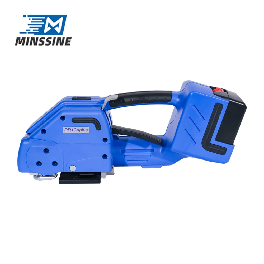 

DD19Aplus 16-19mm Semi Automatic Battery Strapping Tool Multi-Function Carton Three-in-one Handheld Belt Strapping Machine