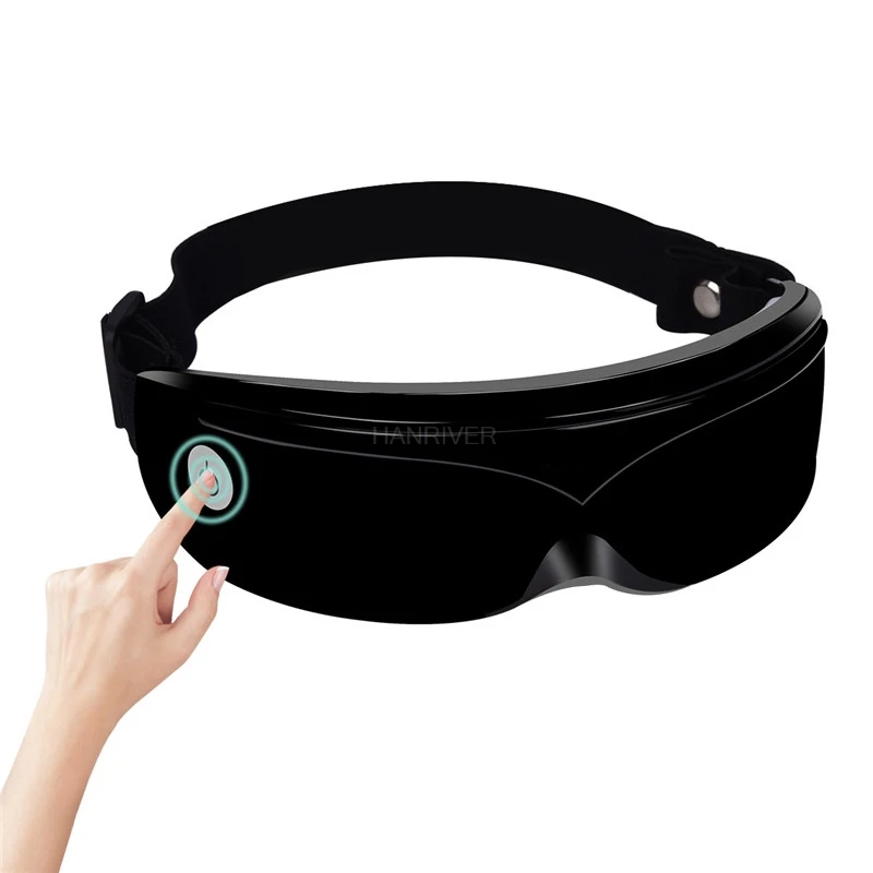 Smart eye soothing massager USB wireless charging magnetic needle therapy vibration improving eyesight eye massager