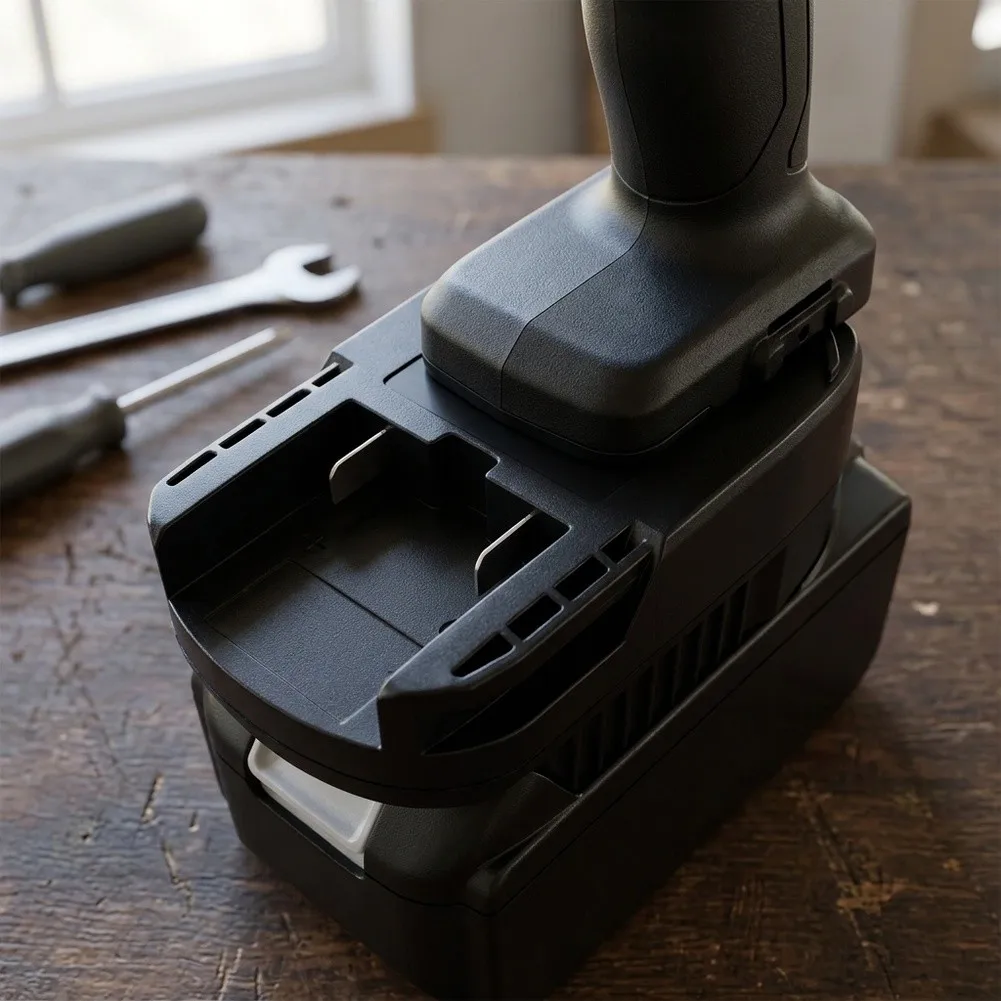Cordless Power Adapter 18V Tool Adapter Lightweight Engineering Plastic Compact And Portable Design For Professional Contracting