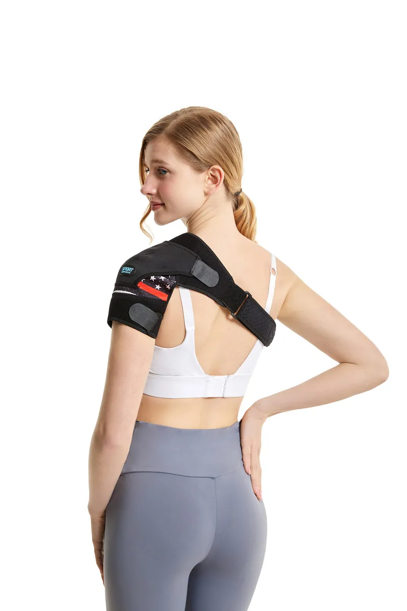 Breathable Neoprene Adjustable Joint Pain Relief Shoulder Back Support Brace For Men Women