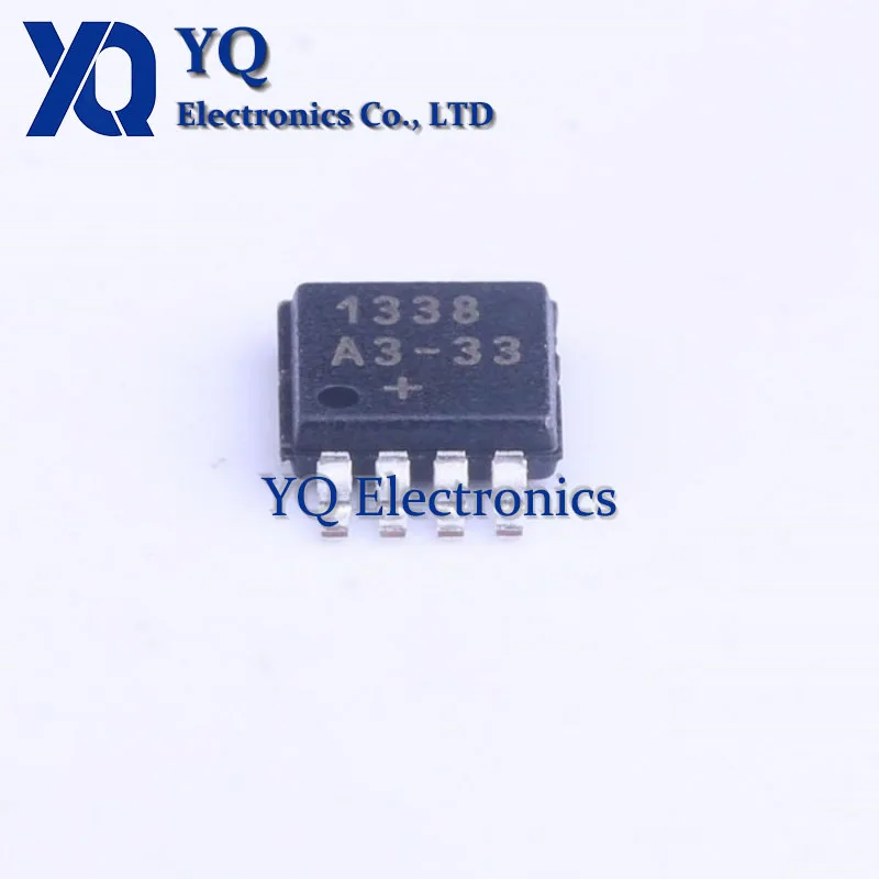 1PCS/lot New OriginaI DS1338U-33+T-R real-time clock core MSOP-8 silk screen 1338 A3-33
