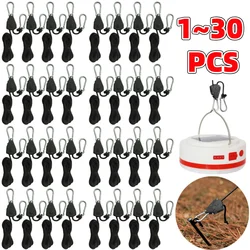 30~1PCS Hanger Pulley Ratchets Kayak Rope Portable Adjustable 1/8 Lift Pulley 1.6M Lifting Pulley Hook Sky Curtain Tent Camping