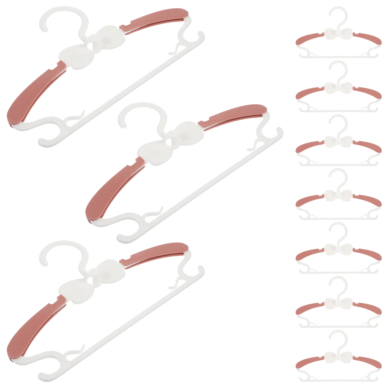 

10 Pcs Children Hanger Hangers for Clothes Retractable Coat Household Children's Clothing