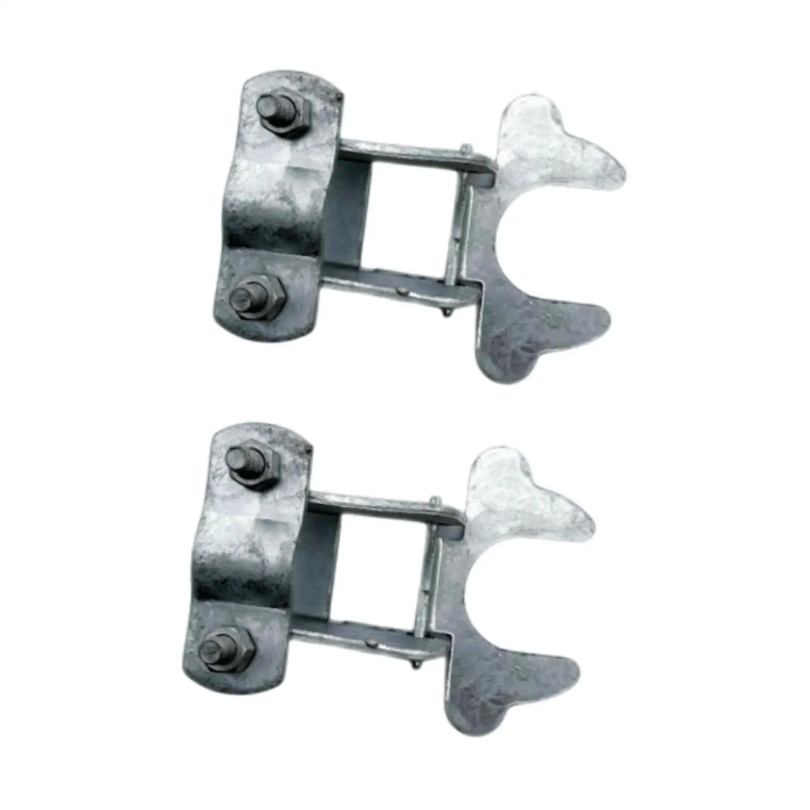 2Pcs Chain Link Fence Hardware Gate Latch for Sports Field Fence Garden Farm
