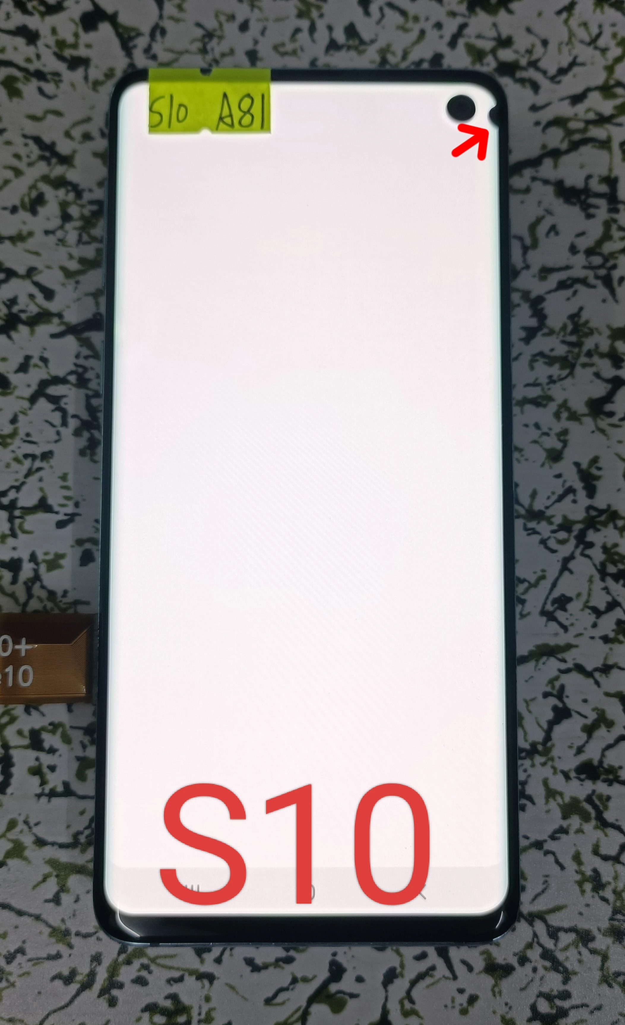 The intelligent curved display screen assembly is suitable for Samsung Galaxy S10 SM-G973 G973F G973U/B/S screens,