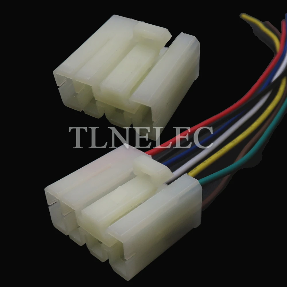 7 Pin Way Auto Wire Harness Connector Motorcycle Unsealed Socket with Cables