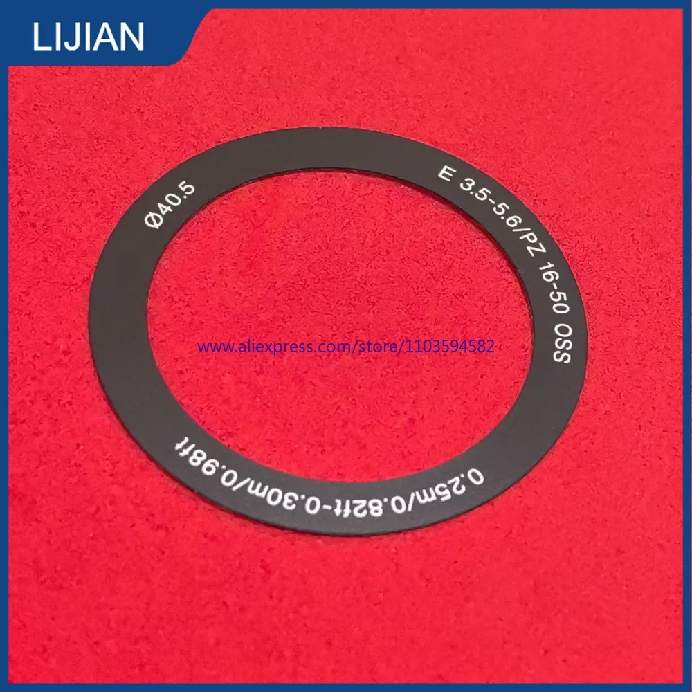 New SELP1650 16-50 mm f.5-5.6 Lens Makeup Name Press Label Decorative Ring Part For Sony E PZ 16-50mm f/3.5-5.6 OSS Repair Part