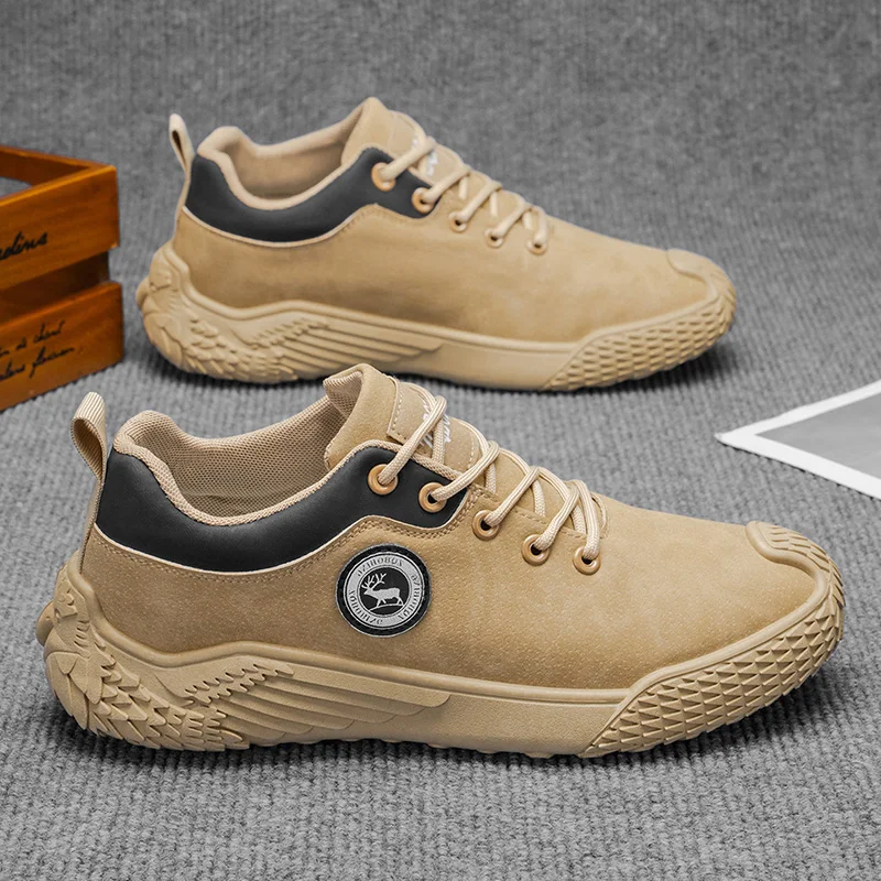 

2026 Spring and Autumn New Casual Shoes Men's Trendy Sports Shoes Large Size Fashionable Youth Single Shoes for Men