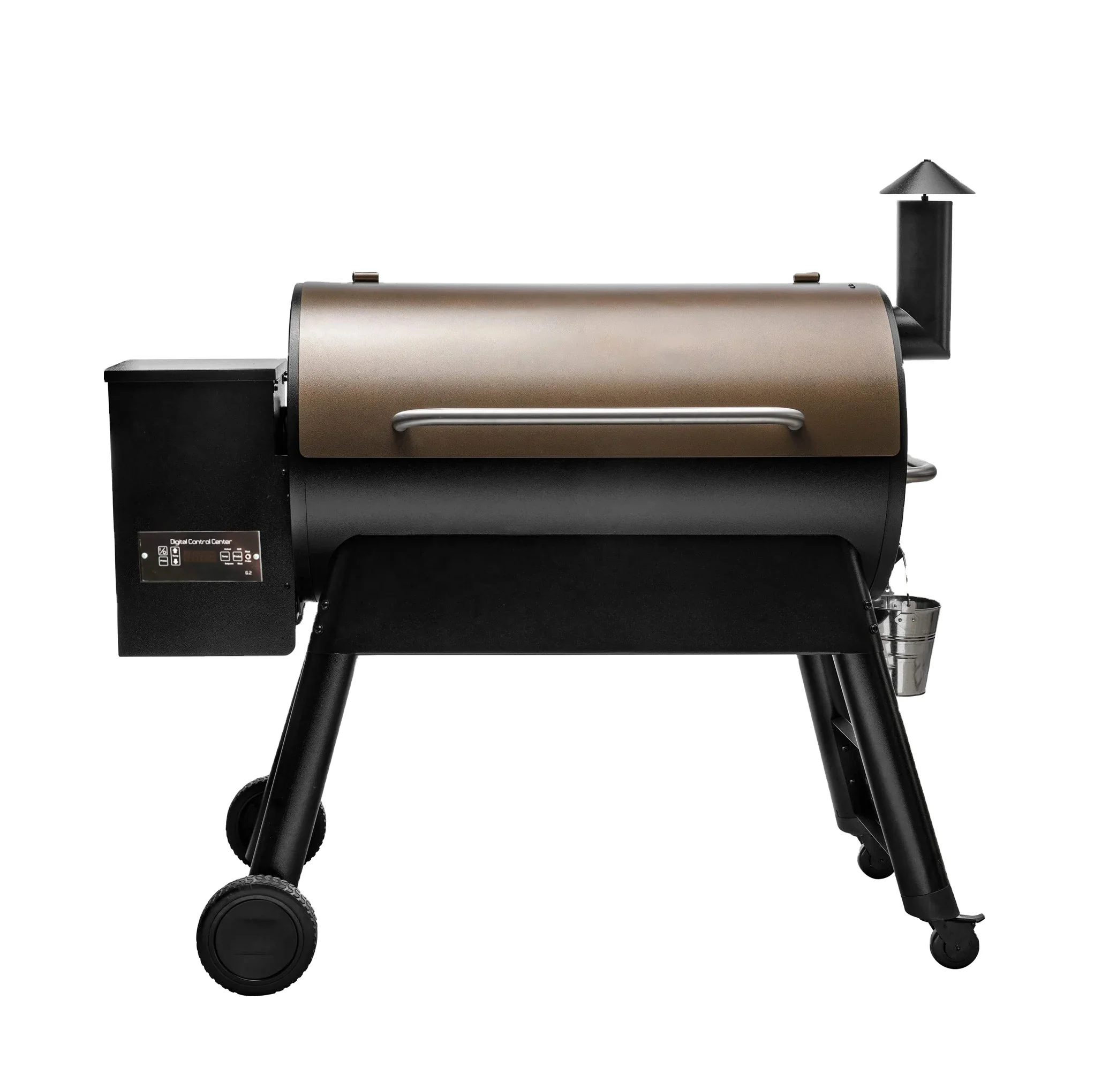 For Extra large wood pellet smoker and grill with 22-pound hopper capacity, newly designed barbecue smoker with digital