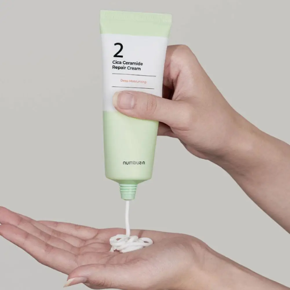 Crema Facial Numbuzin 2, Centella Ceramide, Reparación de la Barrera Cutánea, Hidratación Profunda, Reducción de Líneas Finas, Cuidado Hidratante